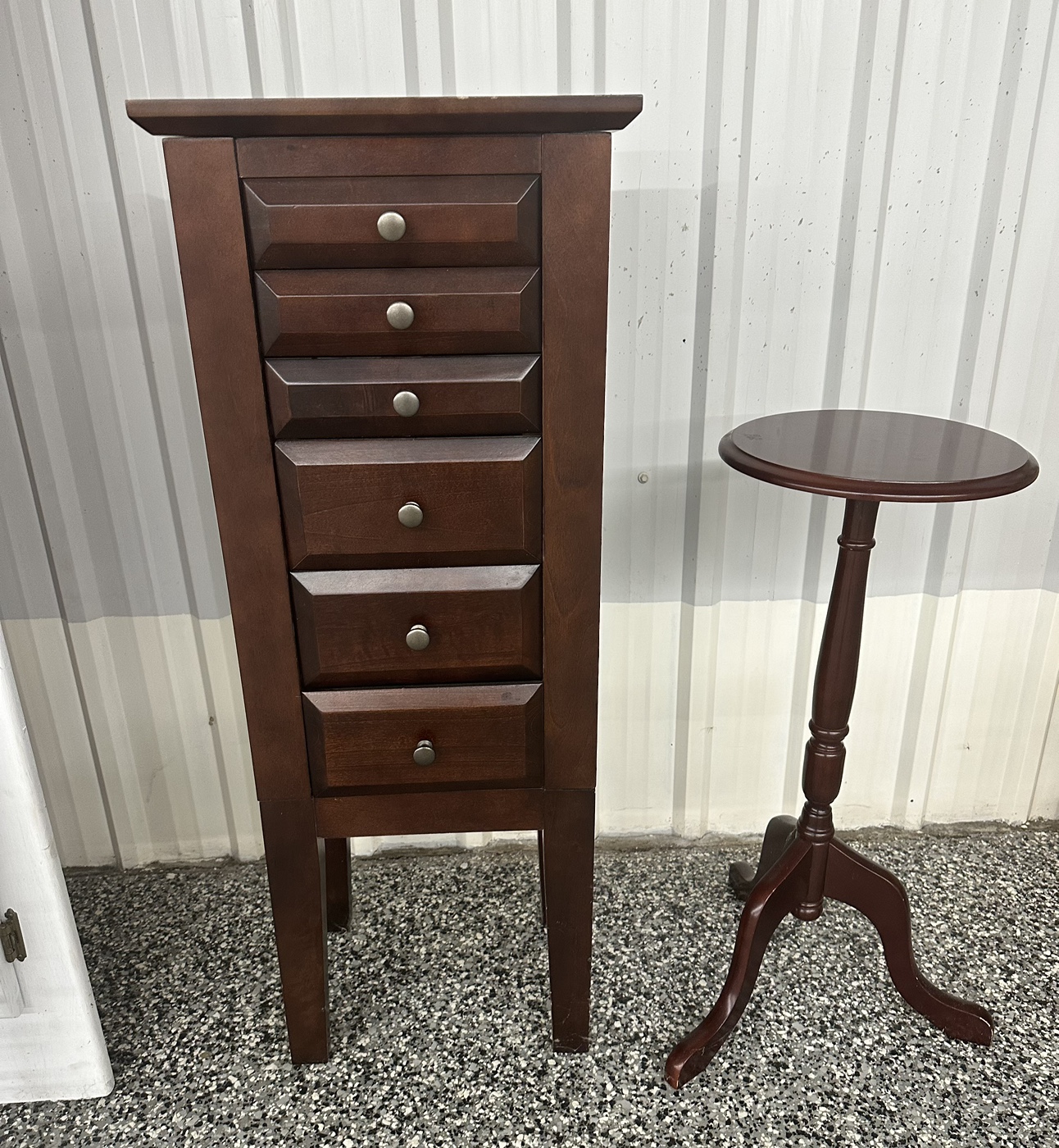 Jewelry Box & Matching Plant/Side Table