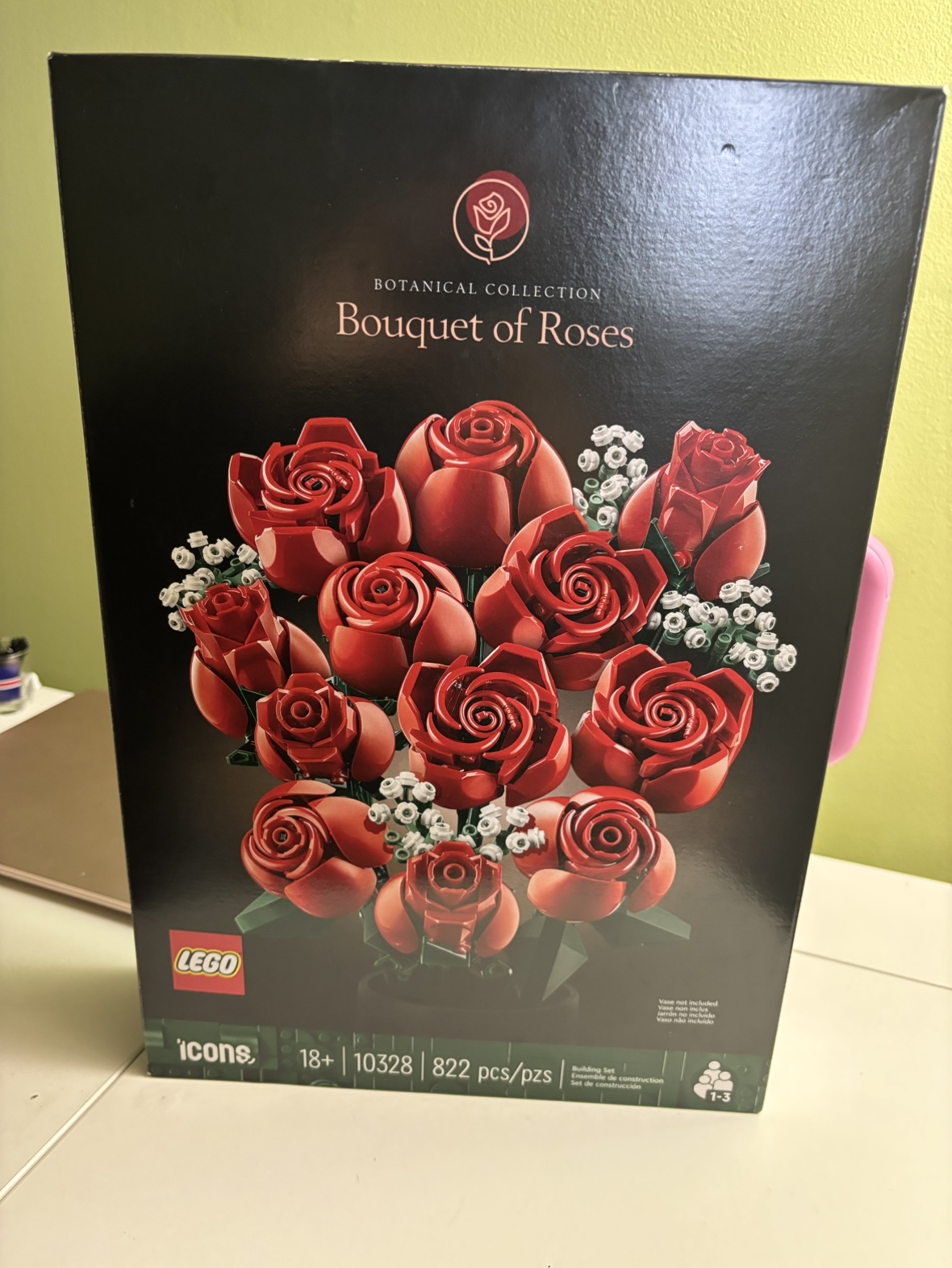 Lego bouquet of roses
