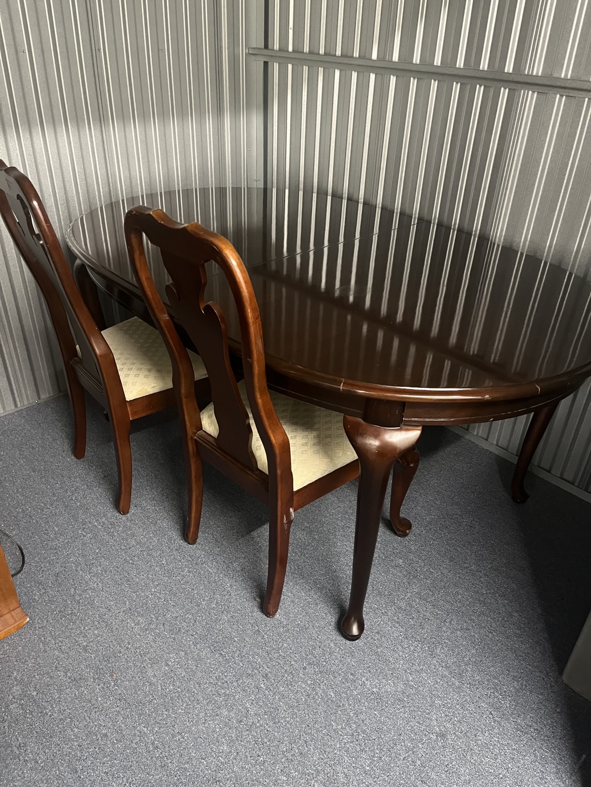 Cherrywood dining table w/6chairs