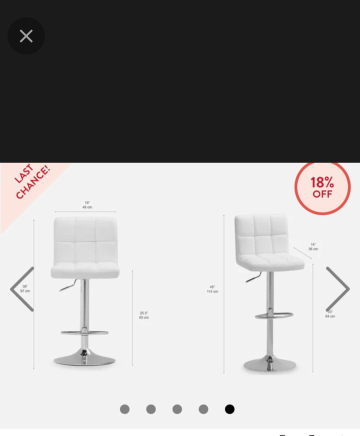 Bar Stool Structube 3 pieces - photo 2