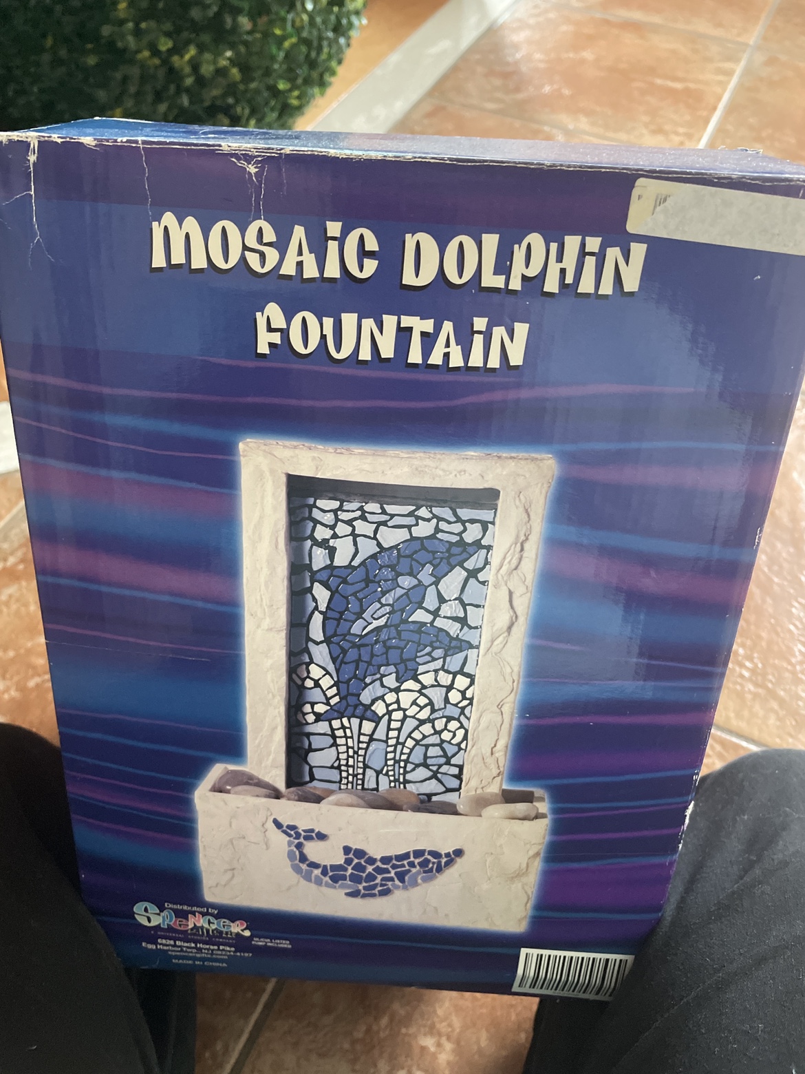 Mosaic table fountain image indicator(3)