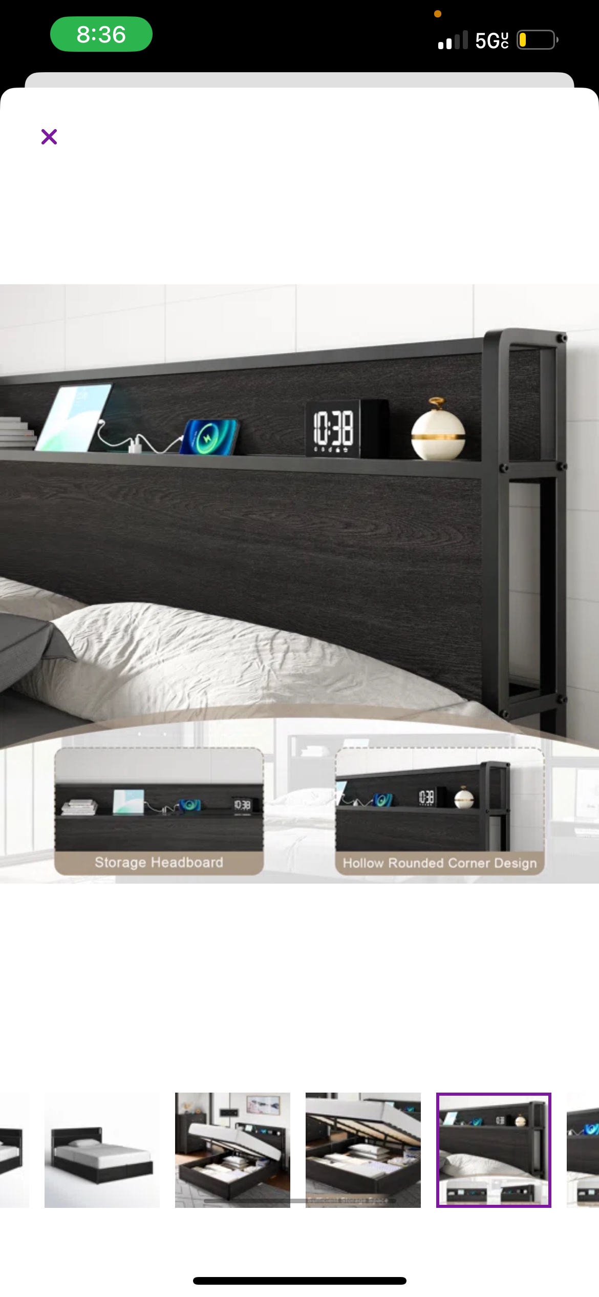 Queen size bed frame - photo 2
