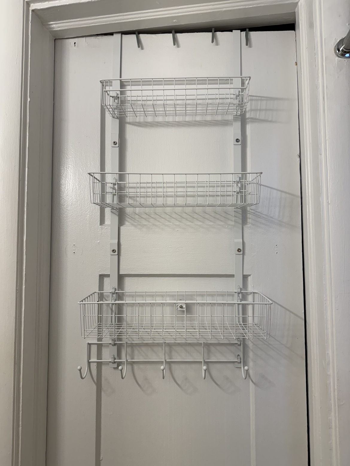 Over door storage