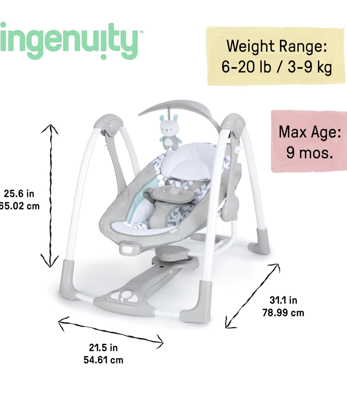 Ingenuity ConvertMe Swing-2-Seat image indicator(2)