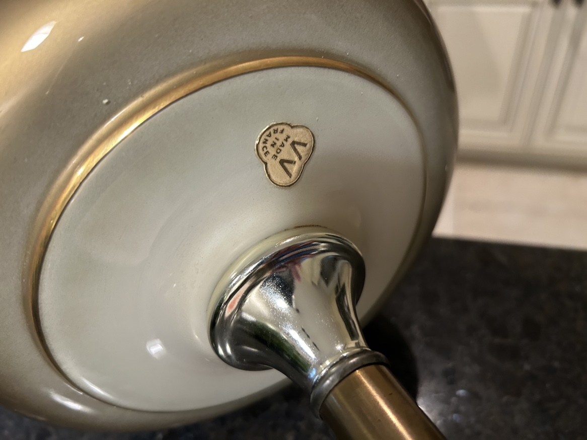 Vintage Antique Vianne Lamp Made in France Beautiful image indicator(2)