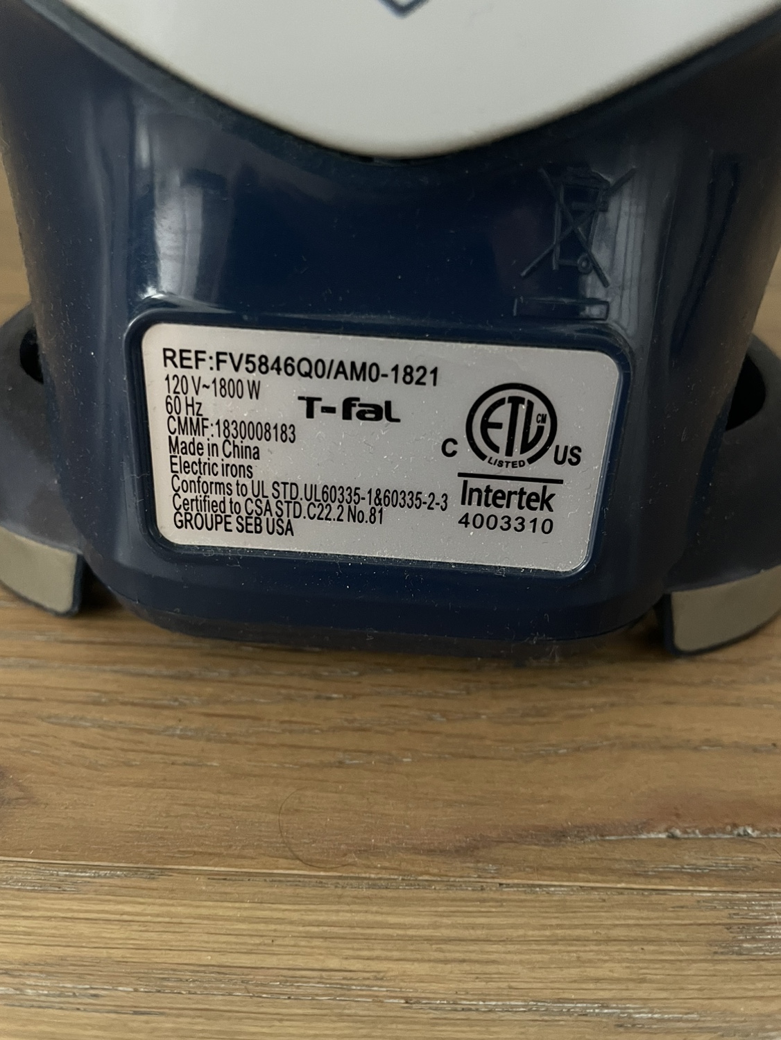T-Fal iron - photo 4