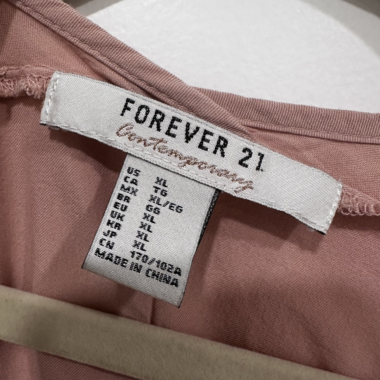 F21 Pink Flowy Tee image indicator(3)