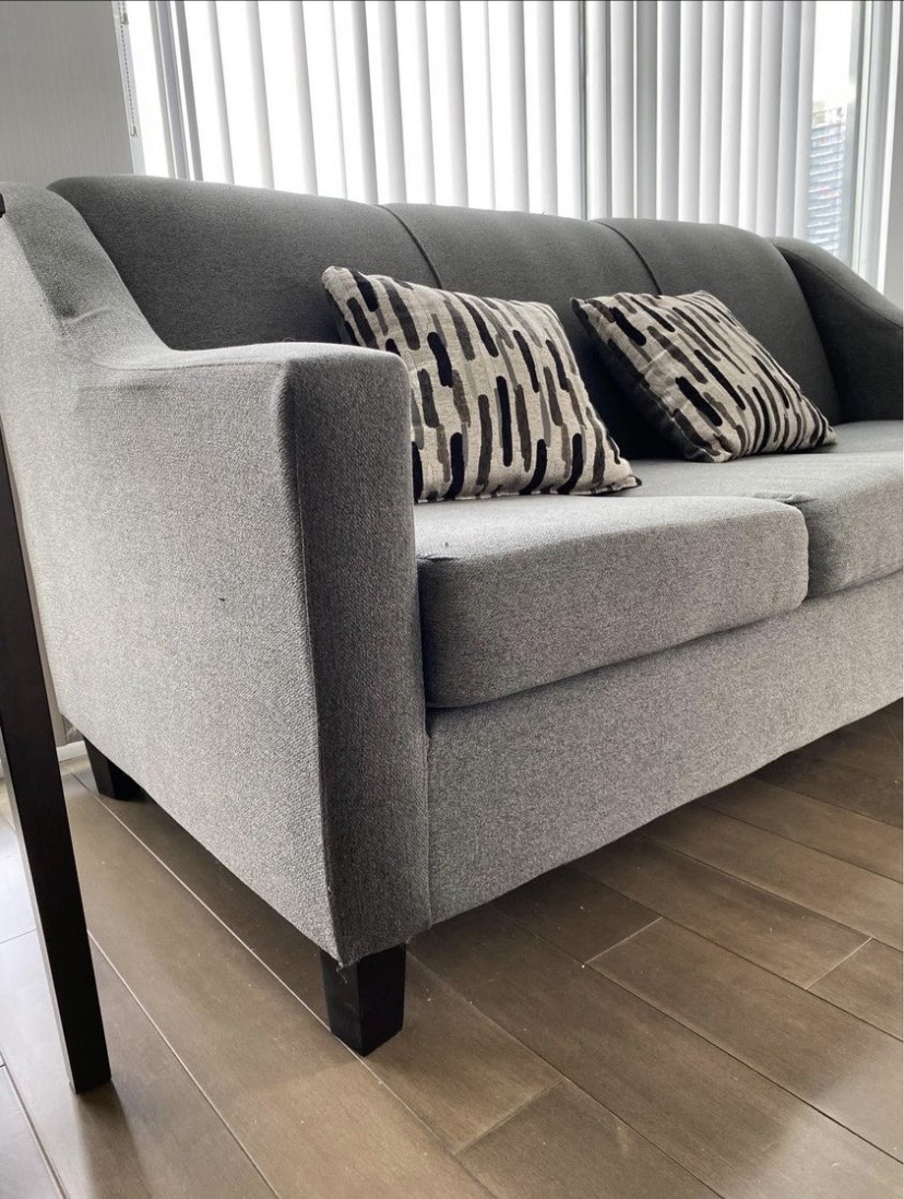 Structube grey sofa - 3 seater (69” inch) - photo 4
