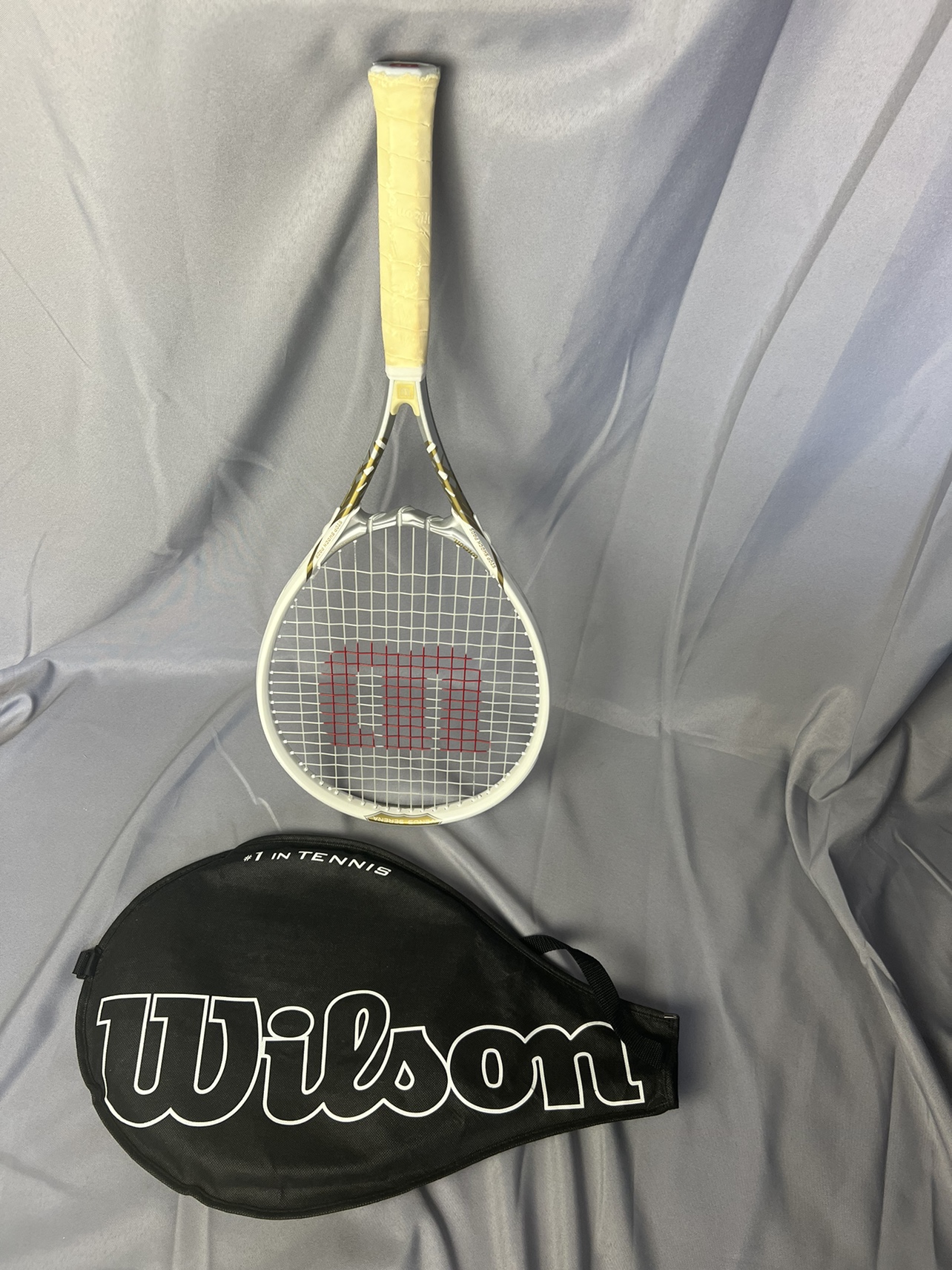 Wilson Tennis Racket Serena Venus . Power Strings & Cover - photo 4
