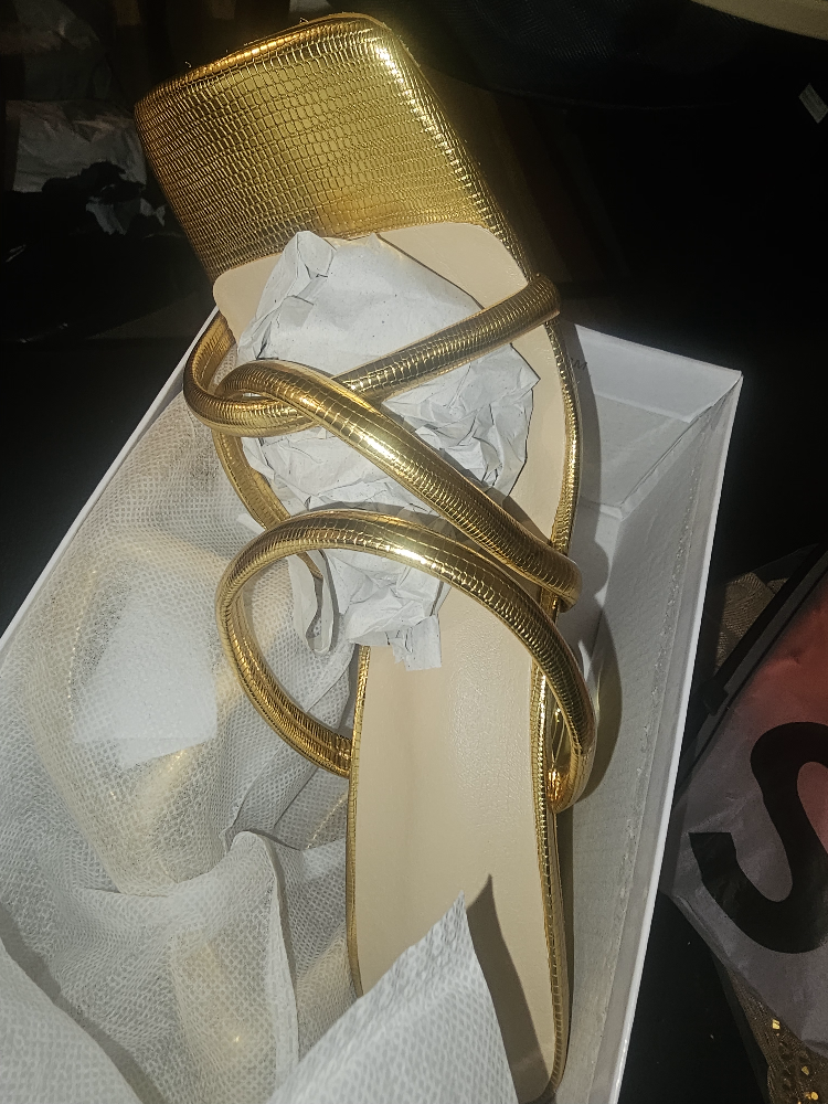 Ladies' Mule Sandal With Unusual Heels
