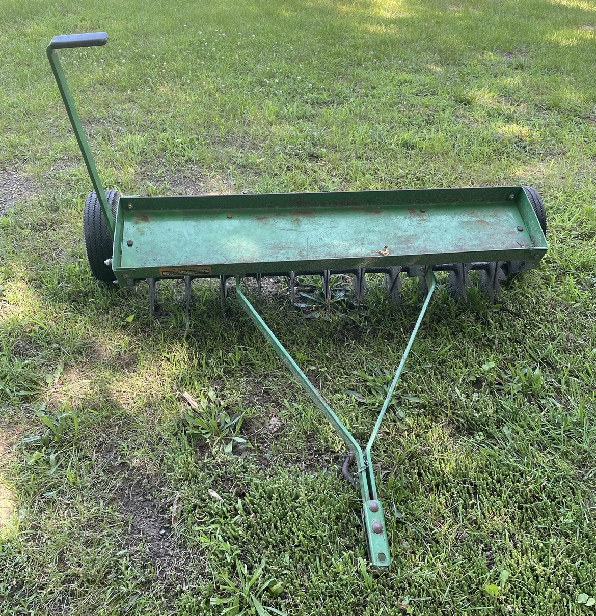 John Deere Aerator Lawn Tractor