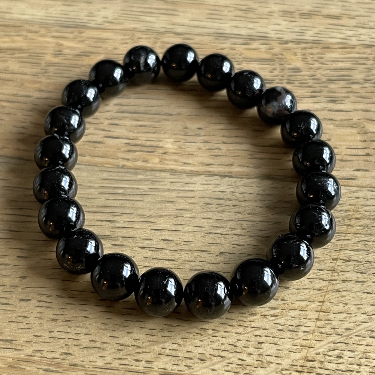 Large Black Tourmaline bracelet - Protection thumbnail