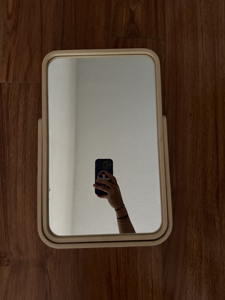 IKEA mirror for makeup