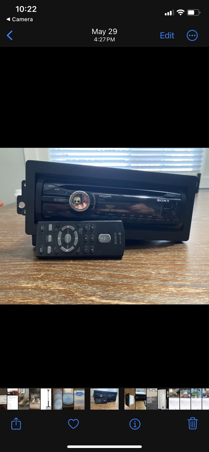 Sony FM/AM Compact disc player image indicator(2)