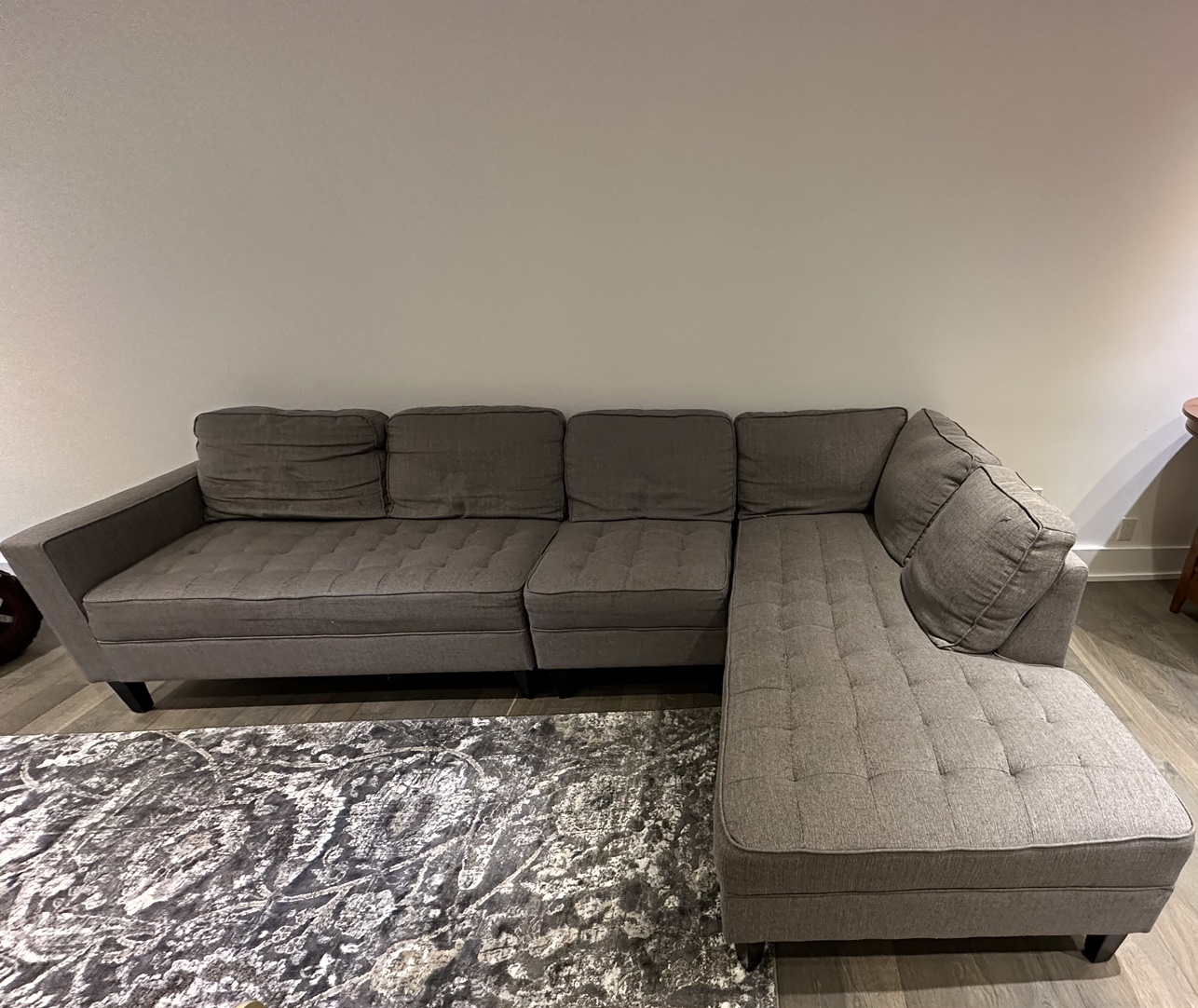 Sectional sofa gray - photo 2