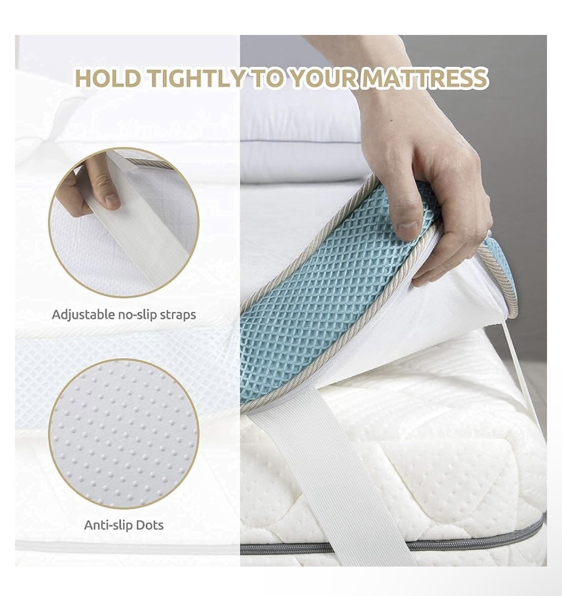 Full/Double mattress with topper - photo 5
