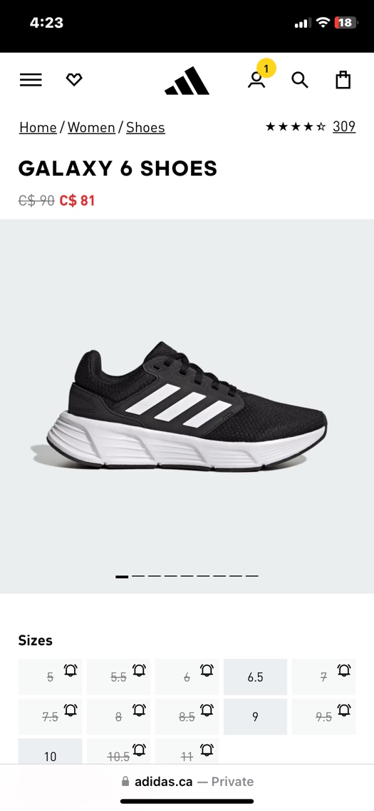 Womans Adidas size 7 brand new in box - photo 3