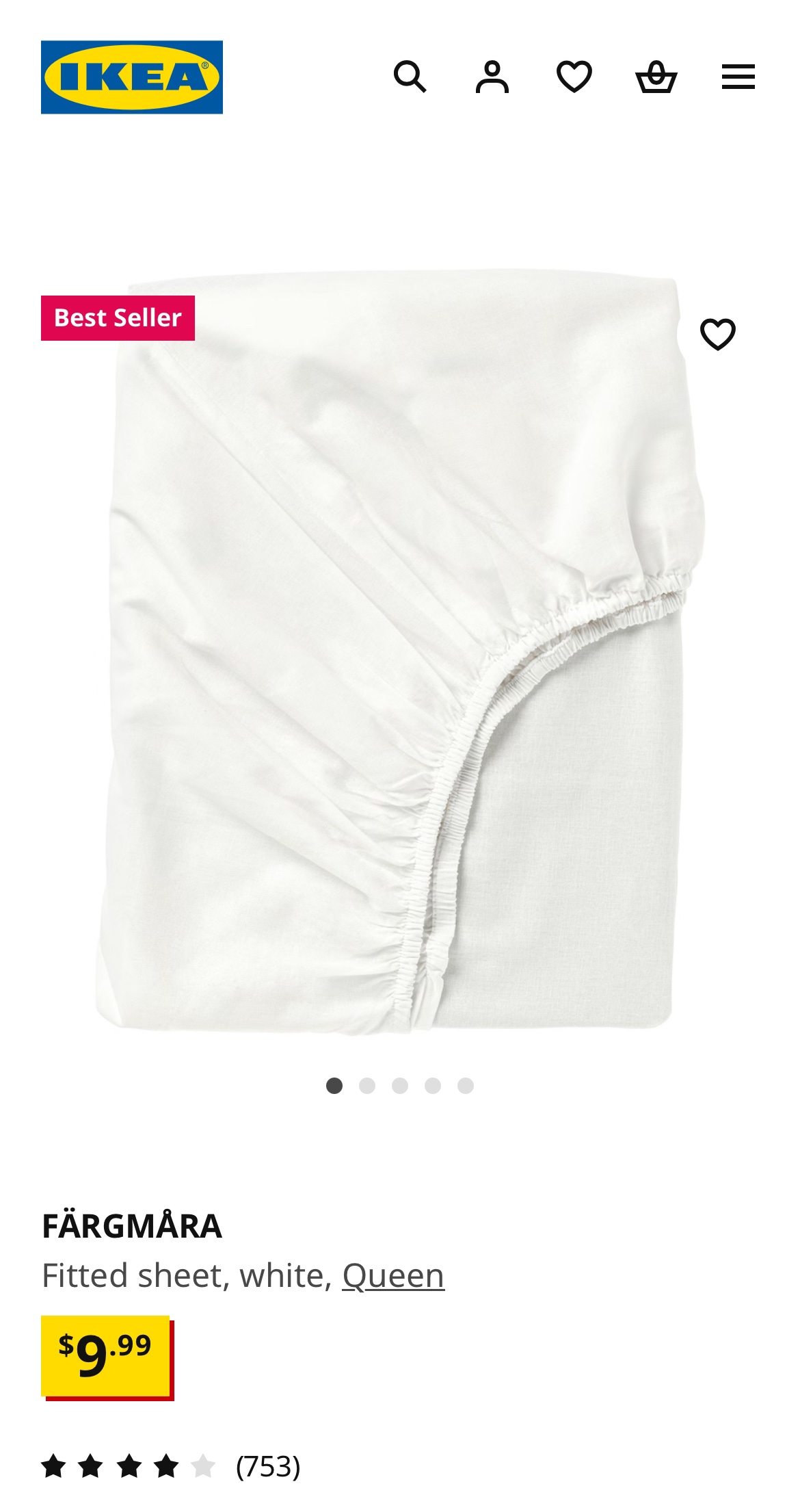 Ikea bed sheets