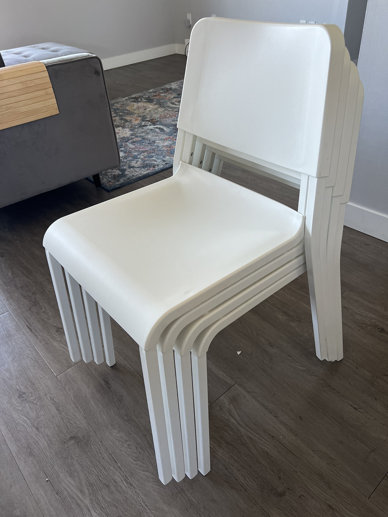 4 ikea teodores chairs