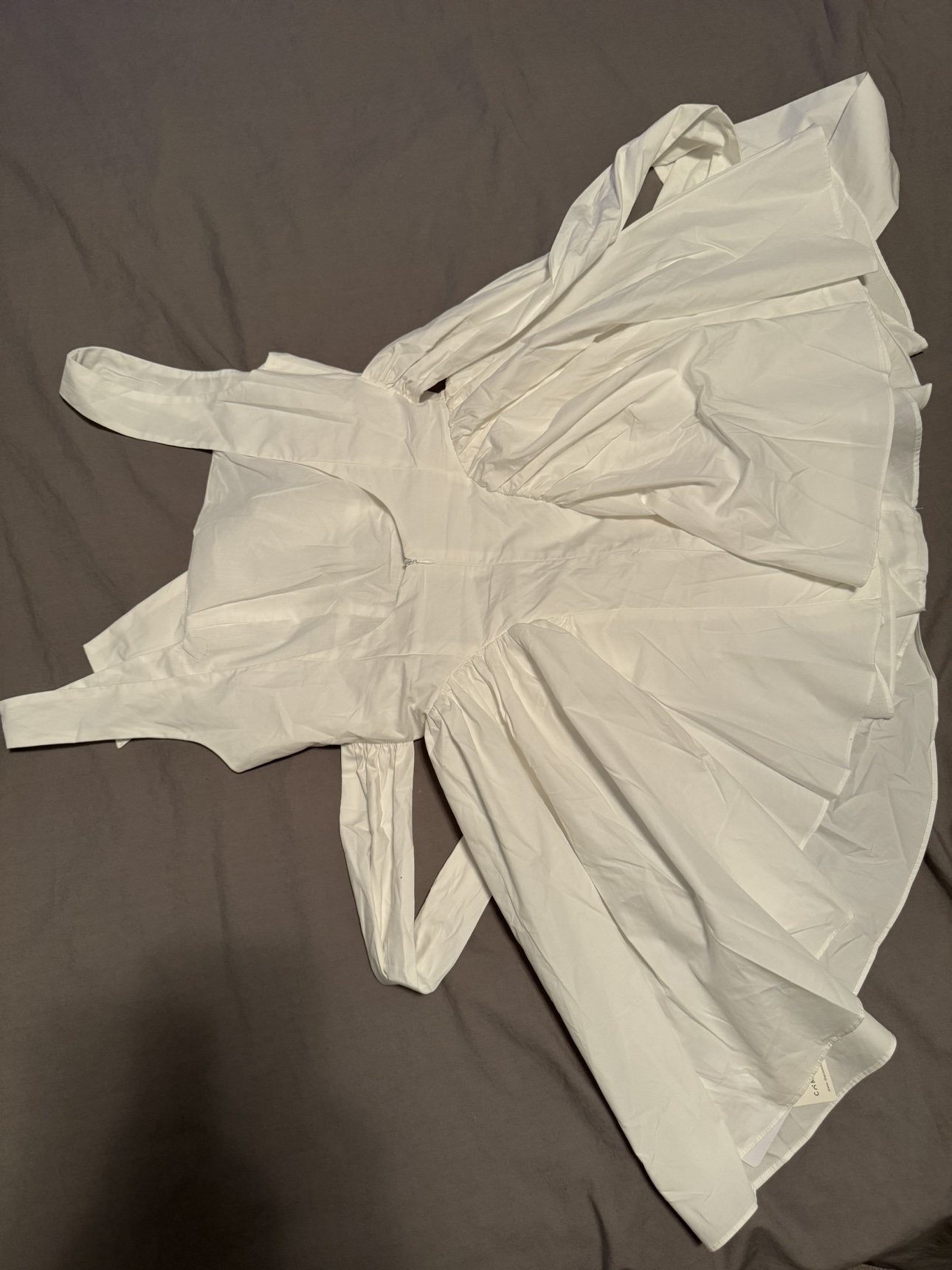 Commense Coastal Cowgirl Open Back Zippered Short Dress image indicator(4)