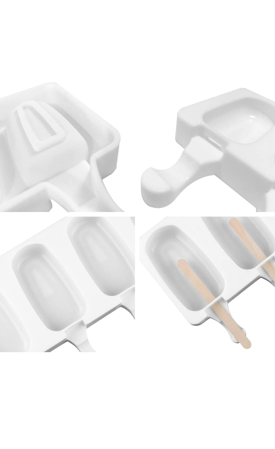 Ice cream silicone mold with stick thumbnail