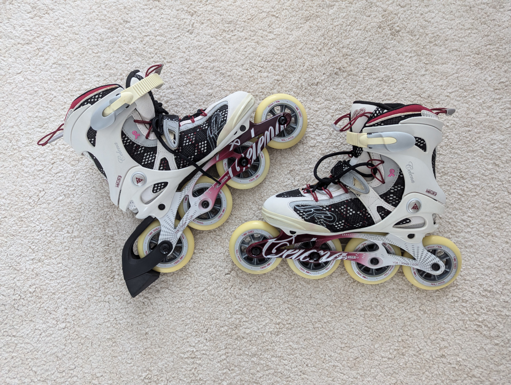 K2 Women Roller blade skates size US 7 worn twice thumbnail