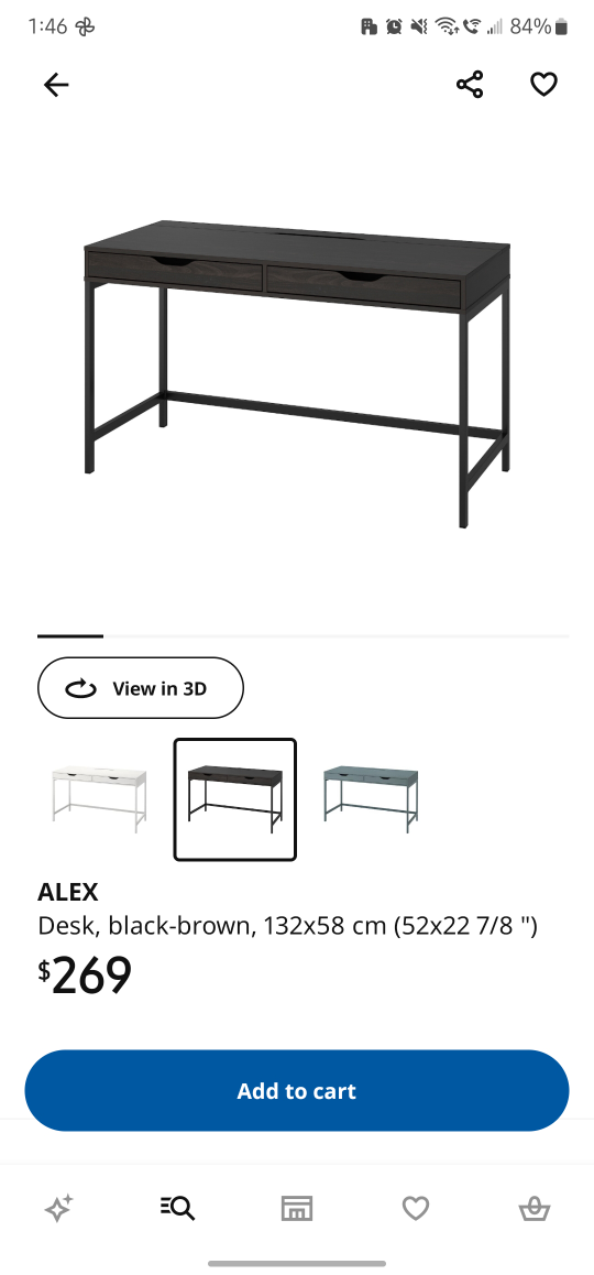 Ikea Alex Desk thumbnail