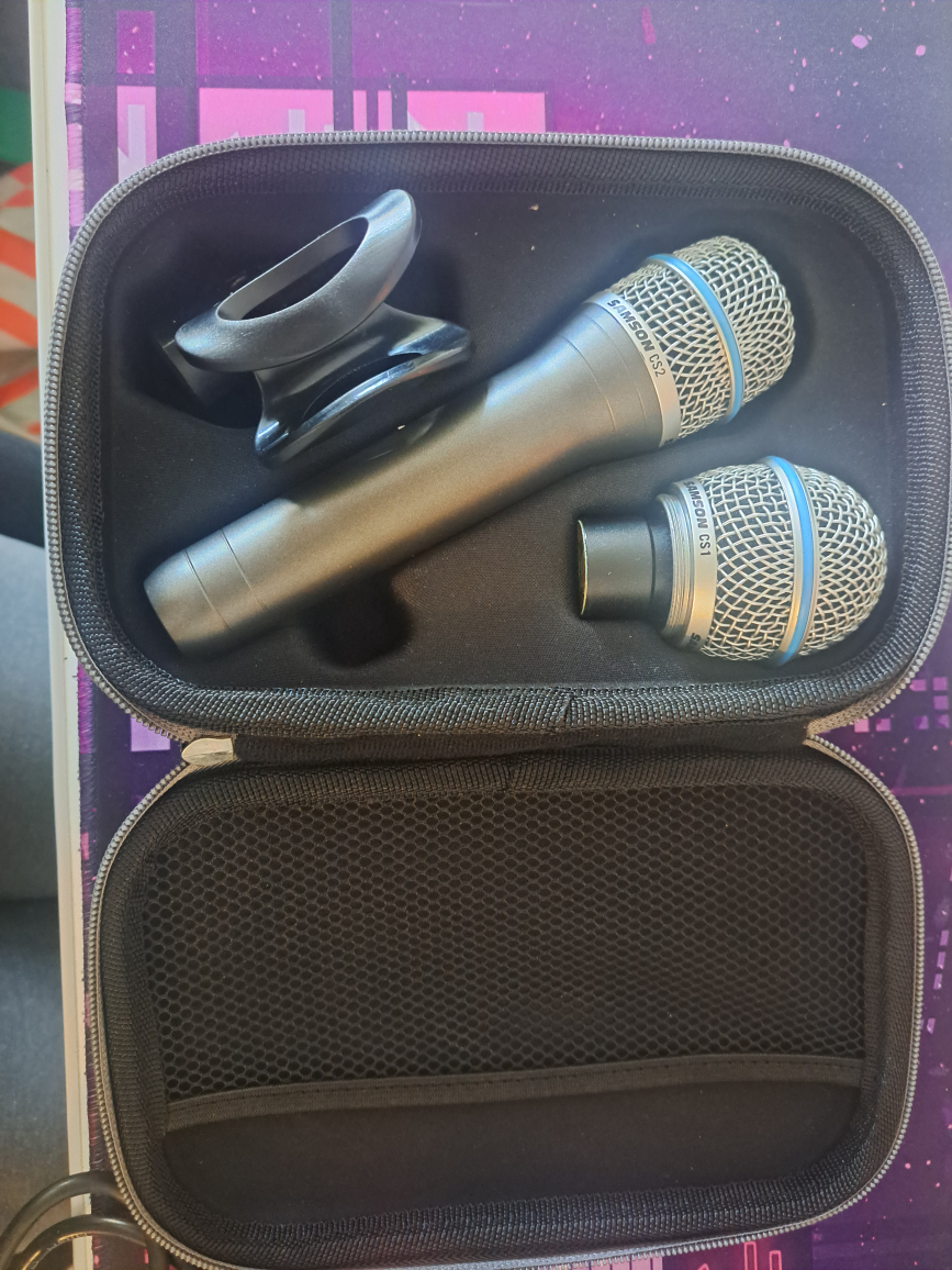 SAMSON MICROPHONE 🎤 + Microphone CABLE + OTHER MICROPHONE - photo 2