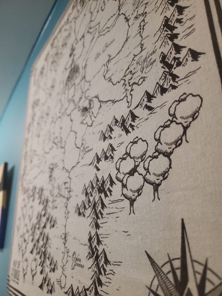 Custom Made Frame - Map of Hyrule from Legend of Zelda - photo 4