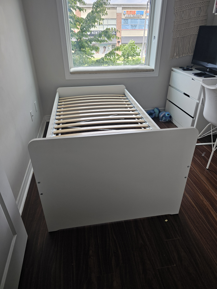 white single bed frame - photo 3