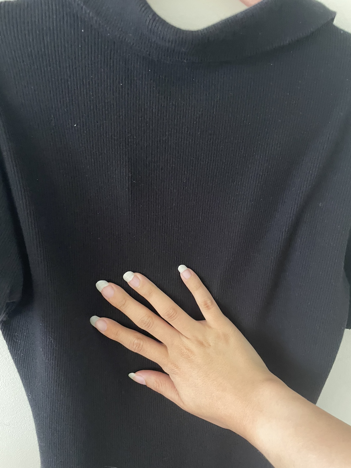 Black mini polo dress - photo 4