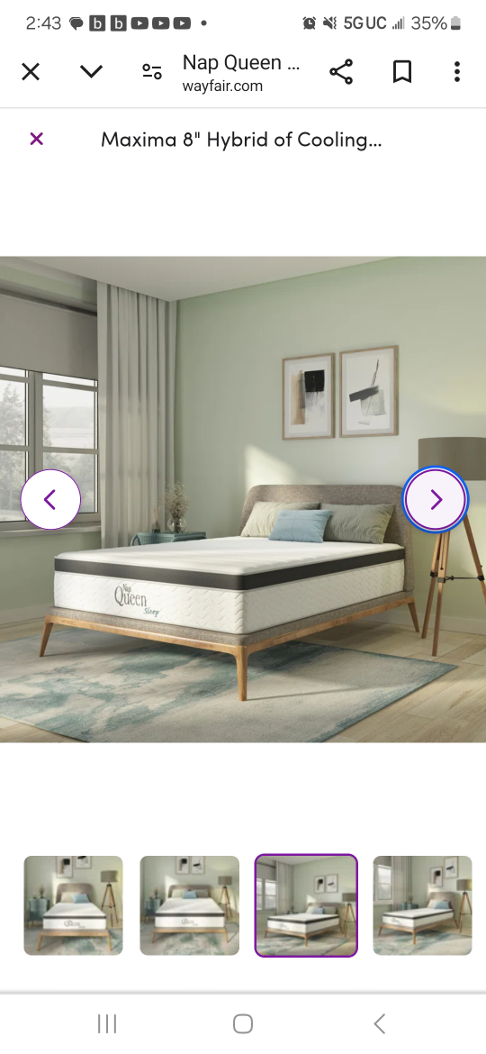 Nap Queen 8 inch. Maxima Hybrid Mattress - photo 2