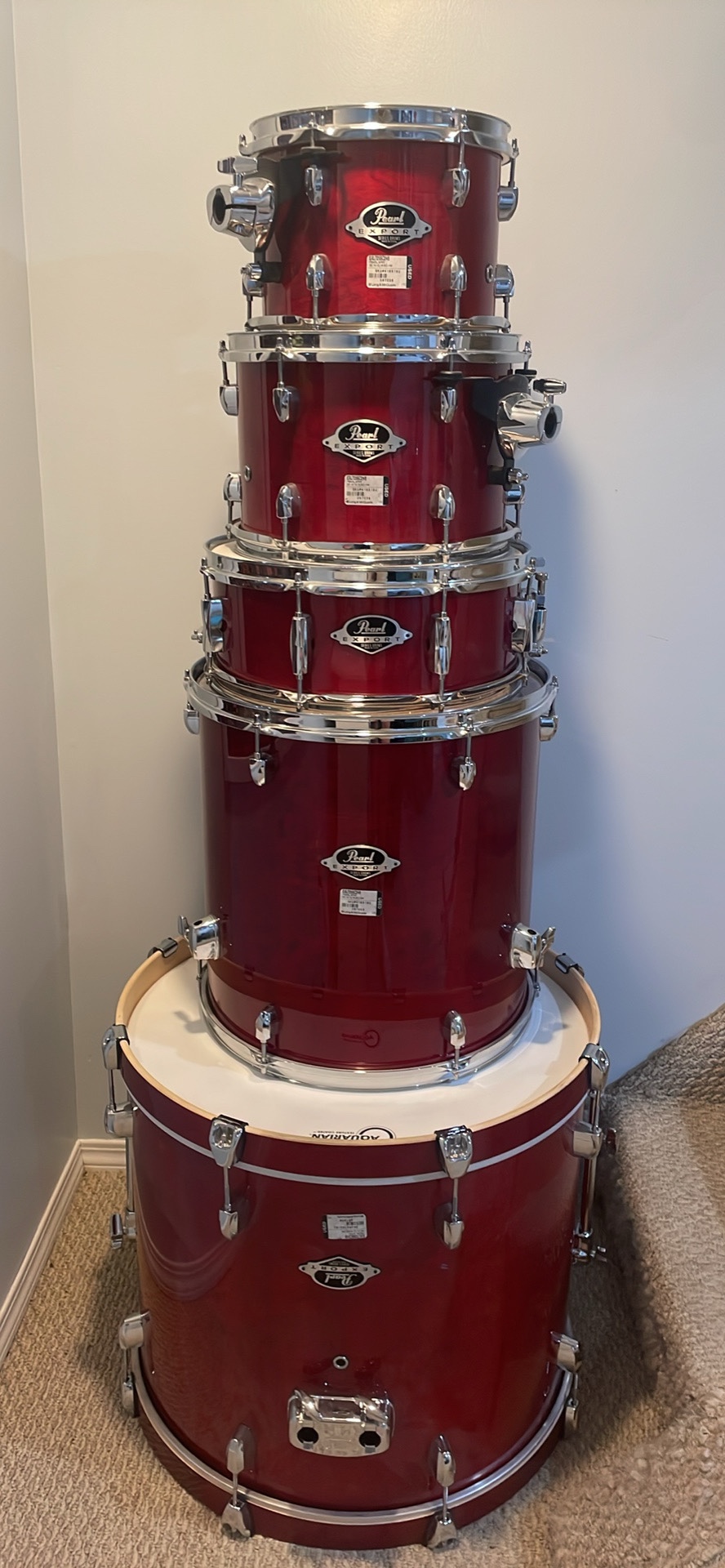 Pearl export drum kit - photo 2