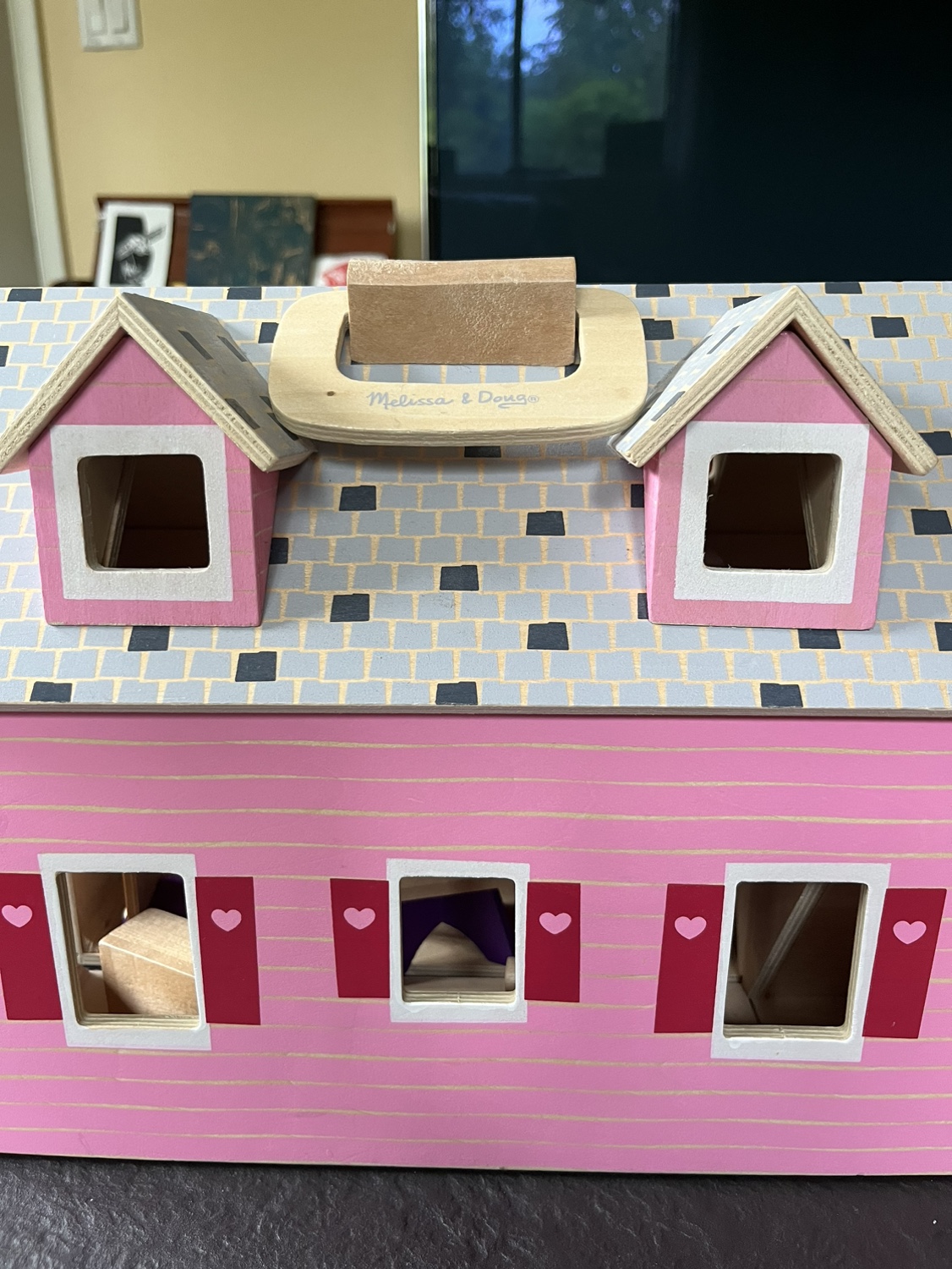 Melissa and Doug fold and go mini doll house - photo 2