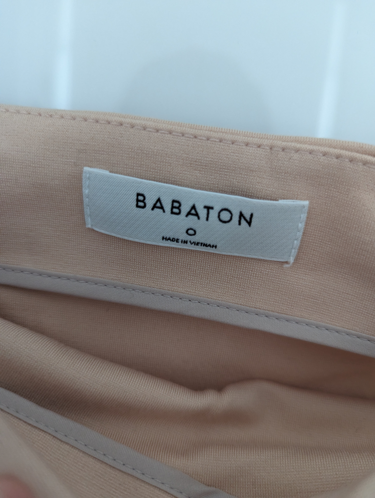 Aritzia Babaton Billy Midi Pink Skirt Size 0 image indicator(3)