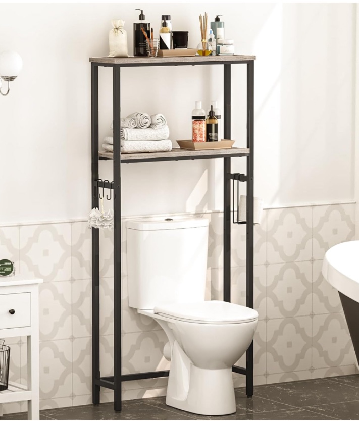 HOOBRO Over The Toilet Storage, 2-Tier