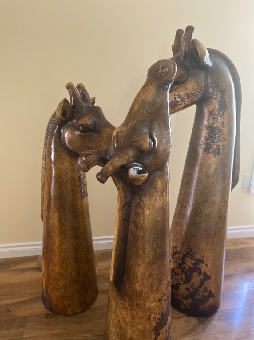 Free standing giraffe busts (3) - photo 4