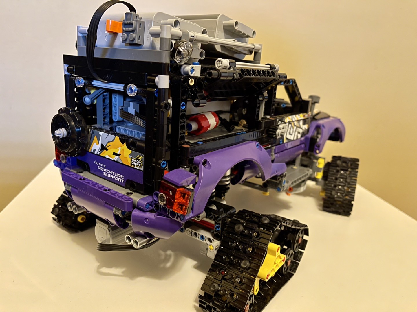 Lego Extreme Adventure Snowmobile + 2 Motor + lights image indicator(4)