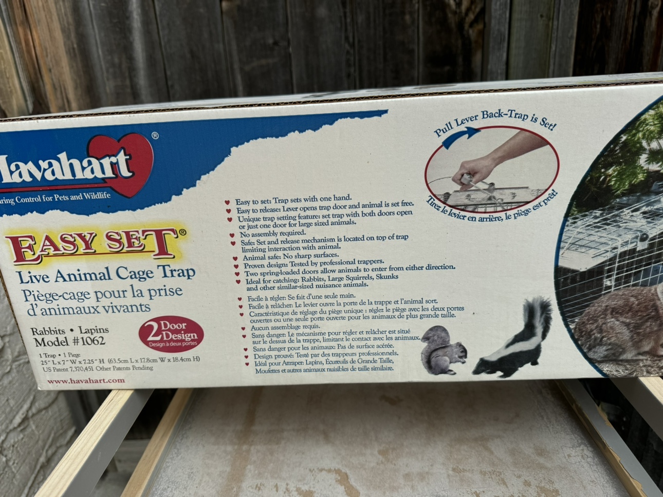Live animal cage trap