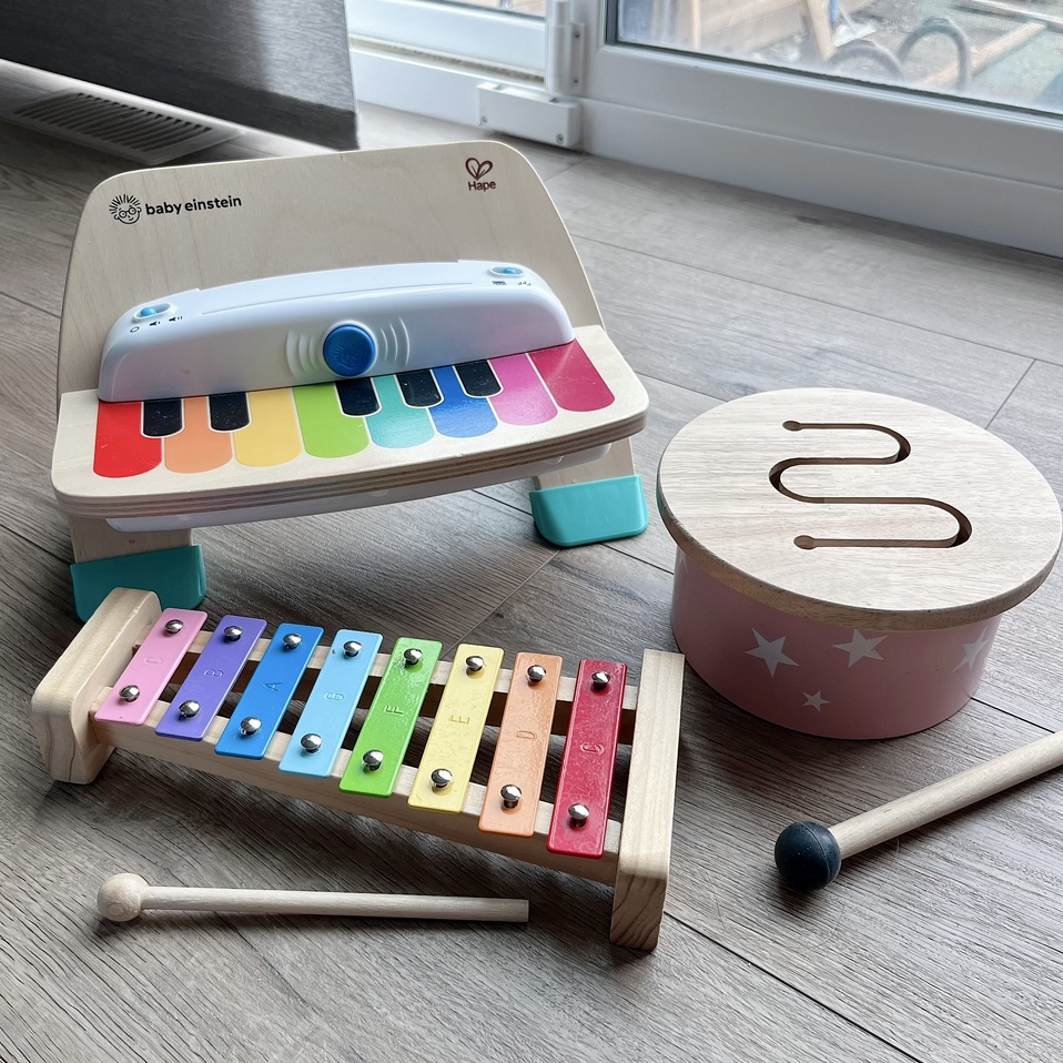 Baby musical toys lots, piano, xylophone and drum ⚽️ thumbnail
