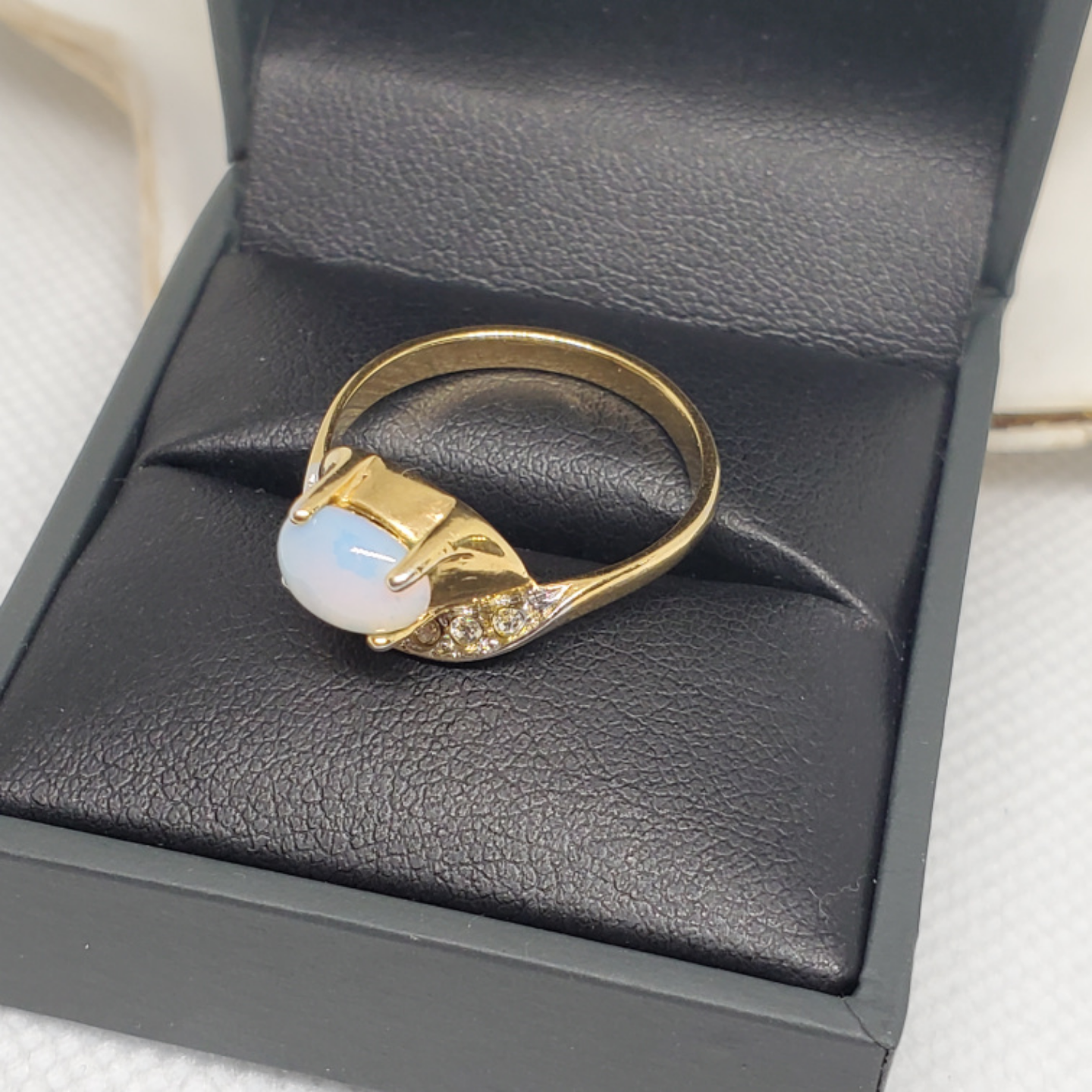 Vtg. Gold Tone Ring - photo 3