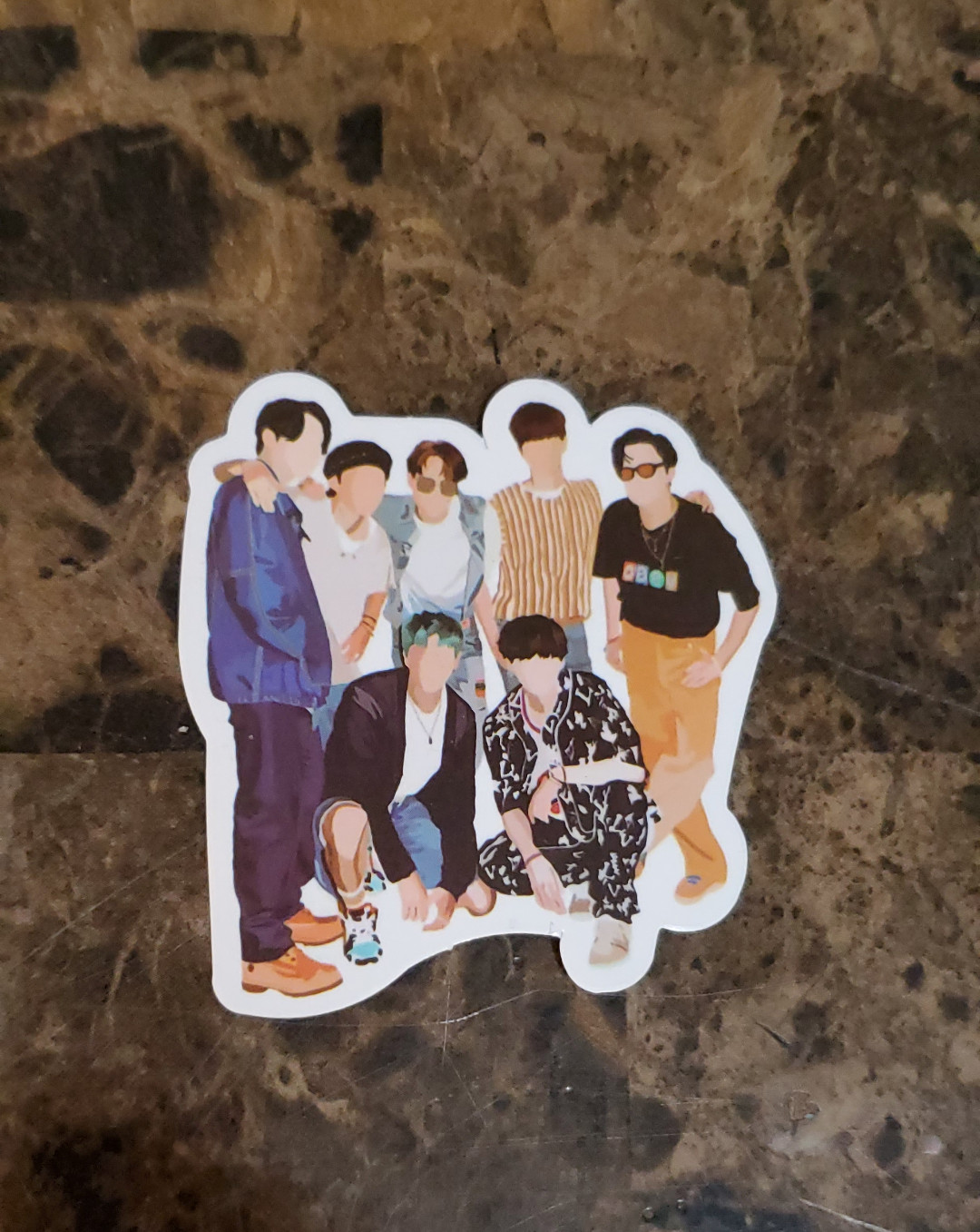 BTS Dynamite Sticker image indicator(2)