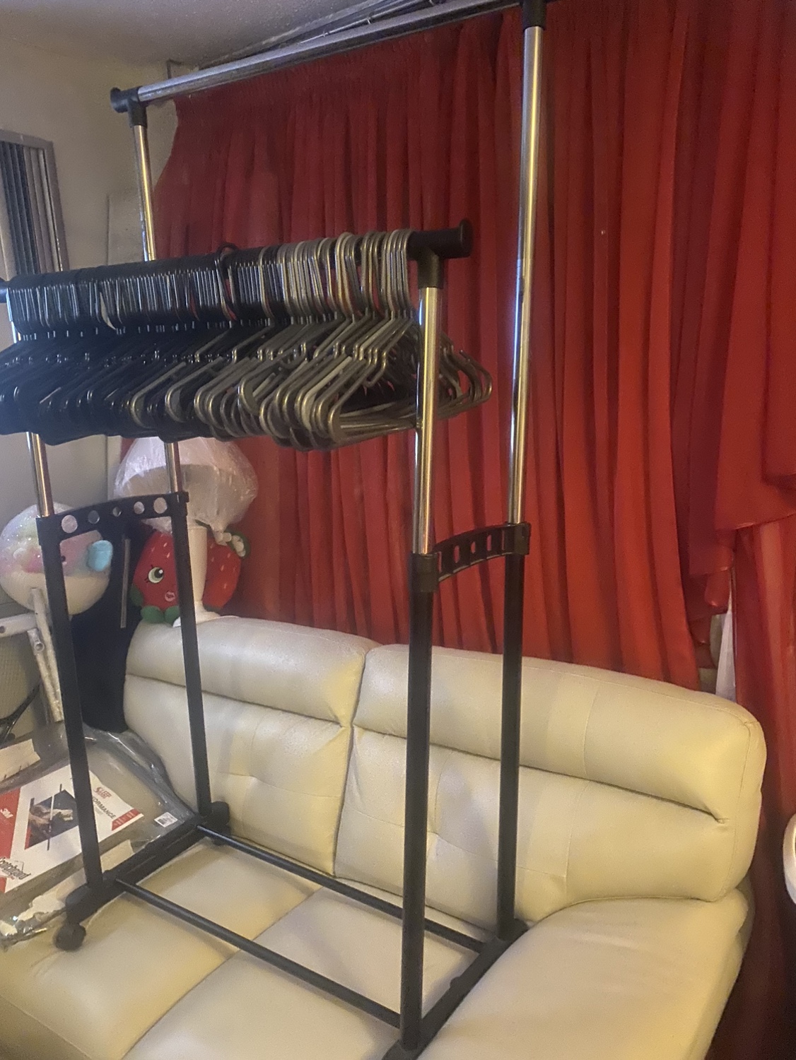 double shelf on wheels + 50 hangers - photo 2