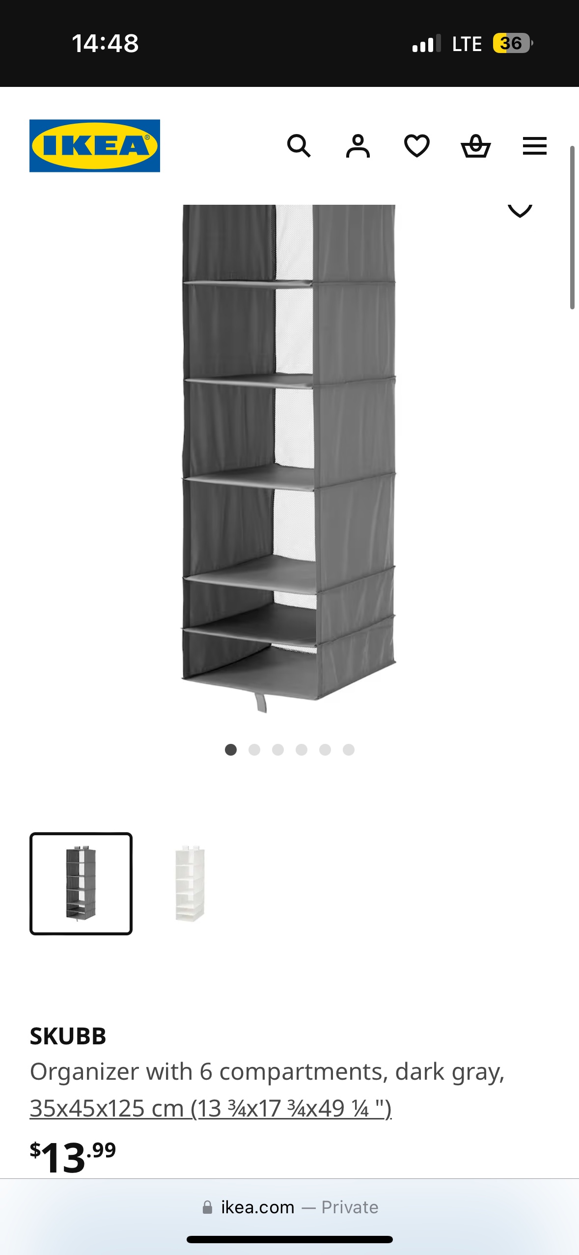 Closet organizers - Ikea Skubb, must take 2 - photo 3