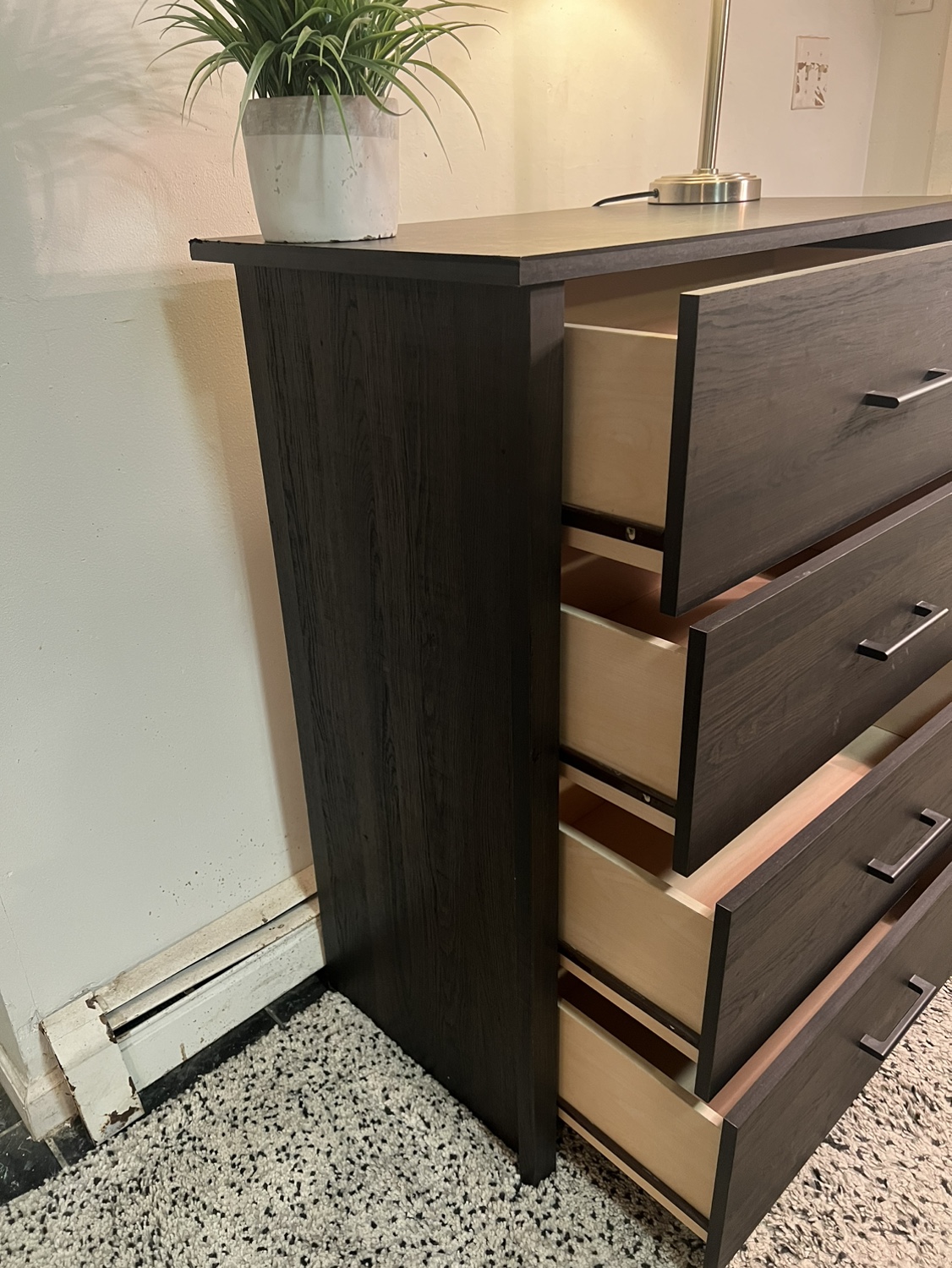 4 Drawers Dresser in Espresso - Delivery Extra image indicator(3)