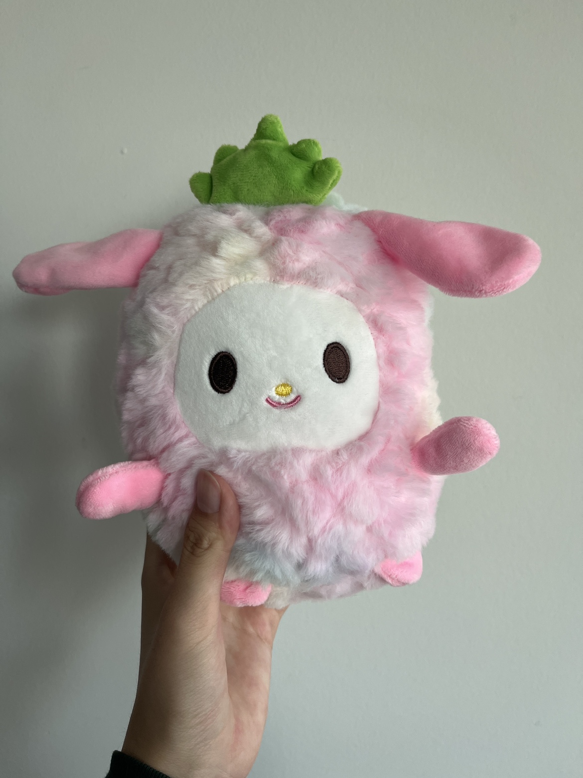 Soft pineapple rabbit plushie toy #freecycle thumbnail