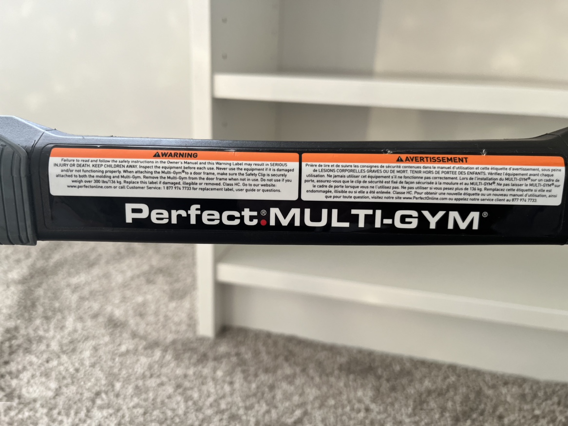Multi-Gym doorway pull ups - photo 3