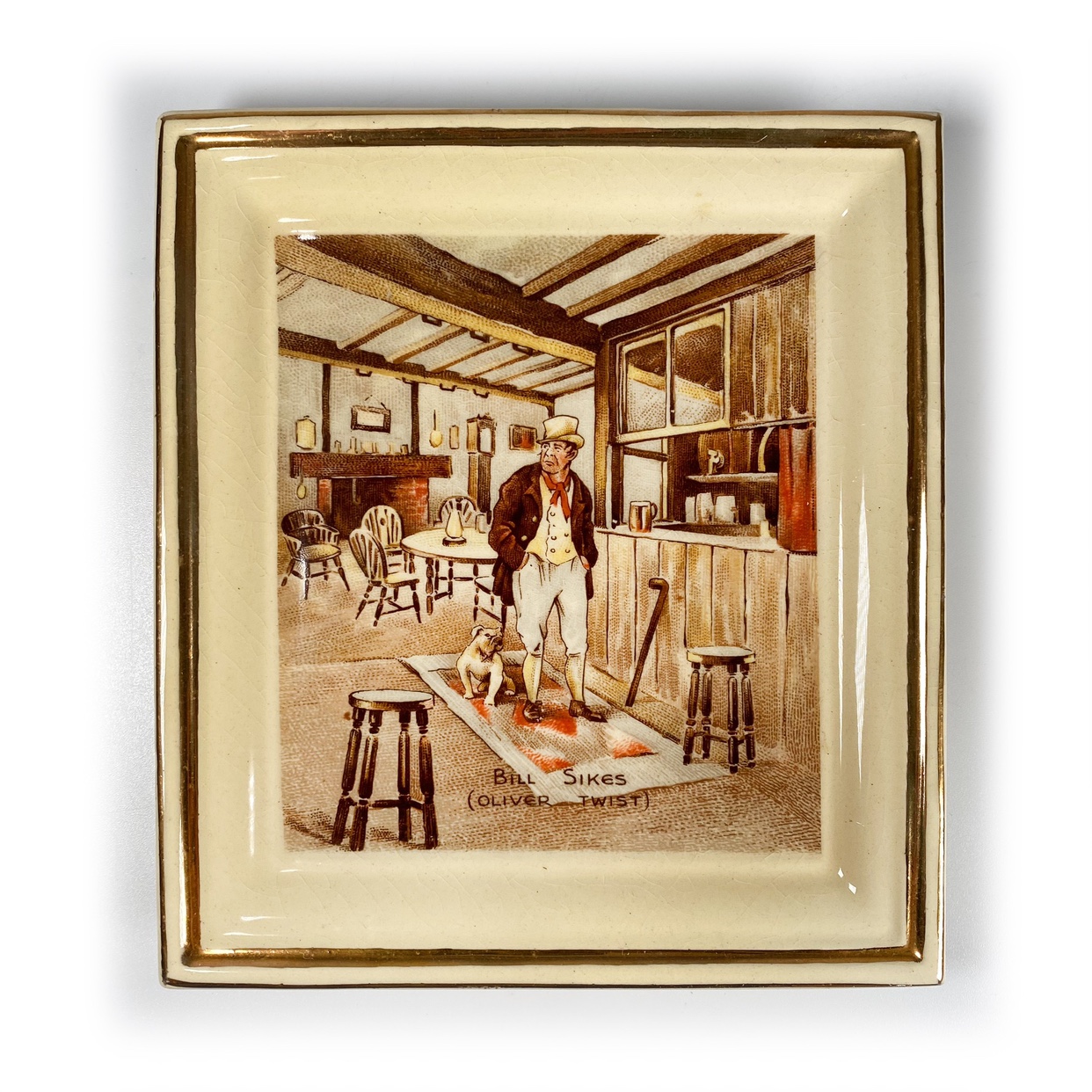 Vintage 1940’s Newhall Oliver Twist Wall Plaque image indicator(2)