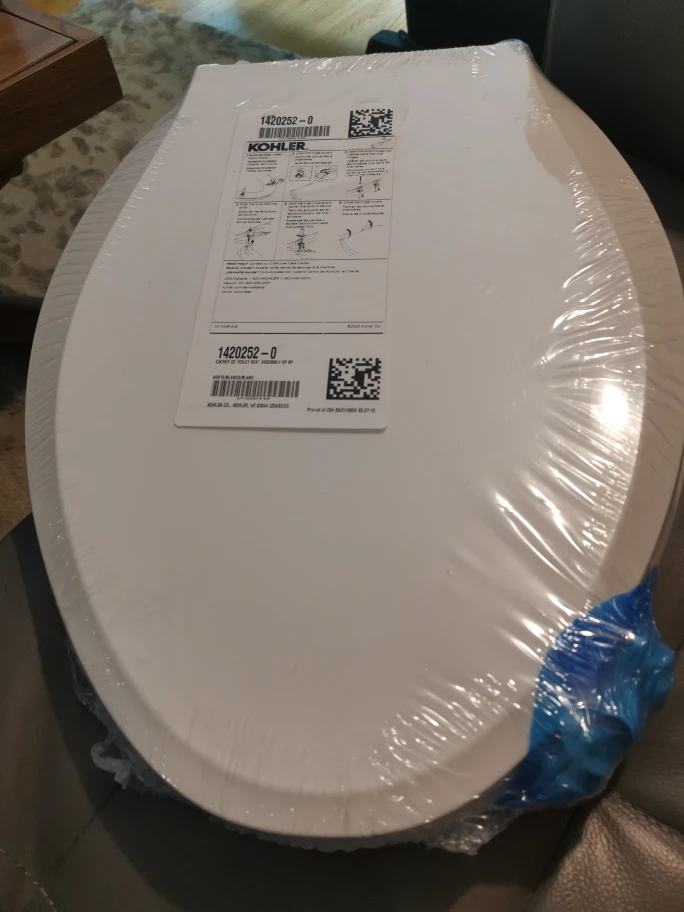 Elongtated Kohler Toilet Cover