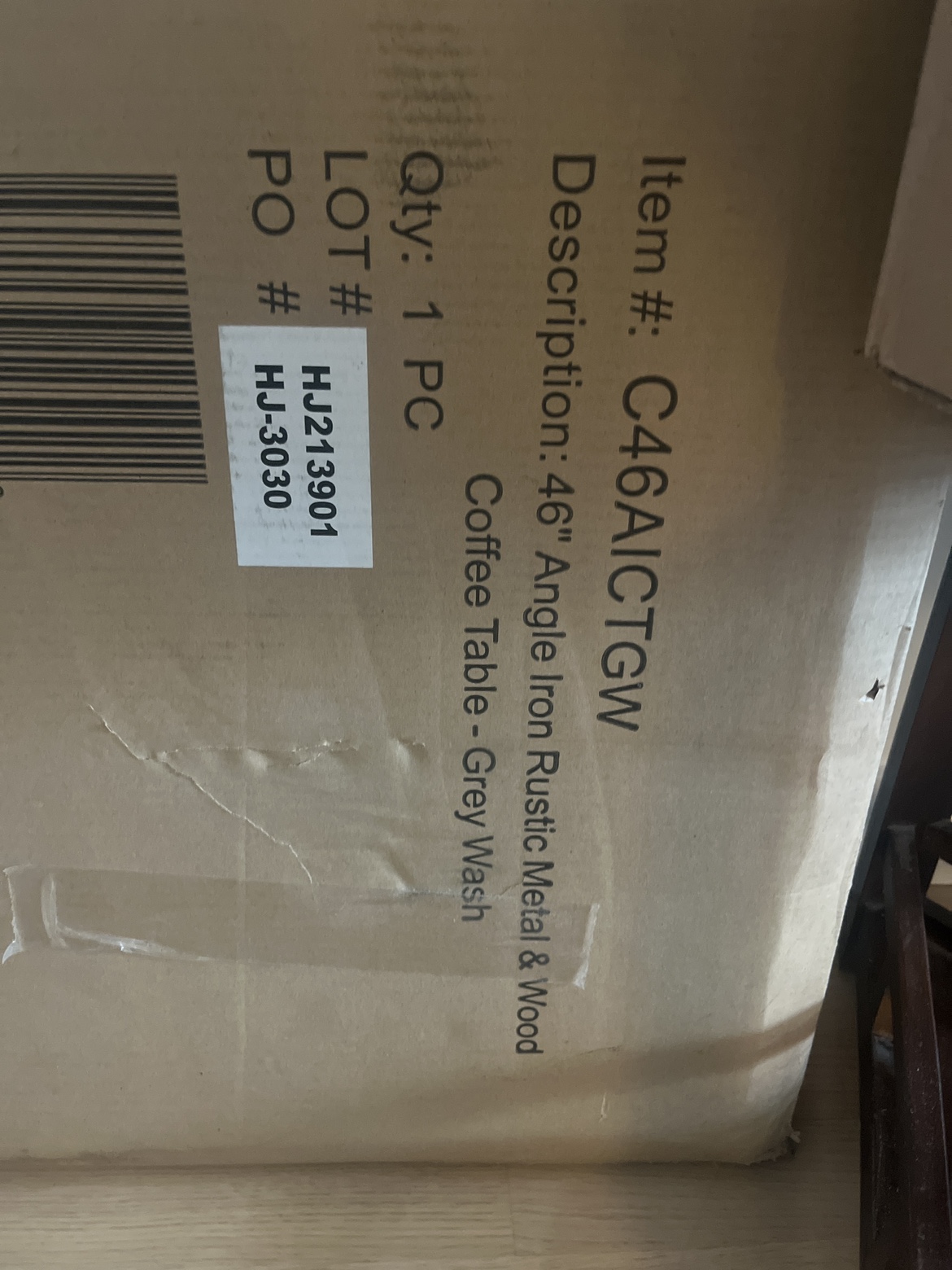 Free coffee table - new in box - photo 2